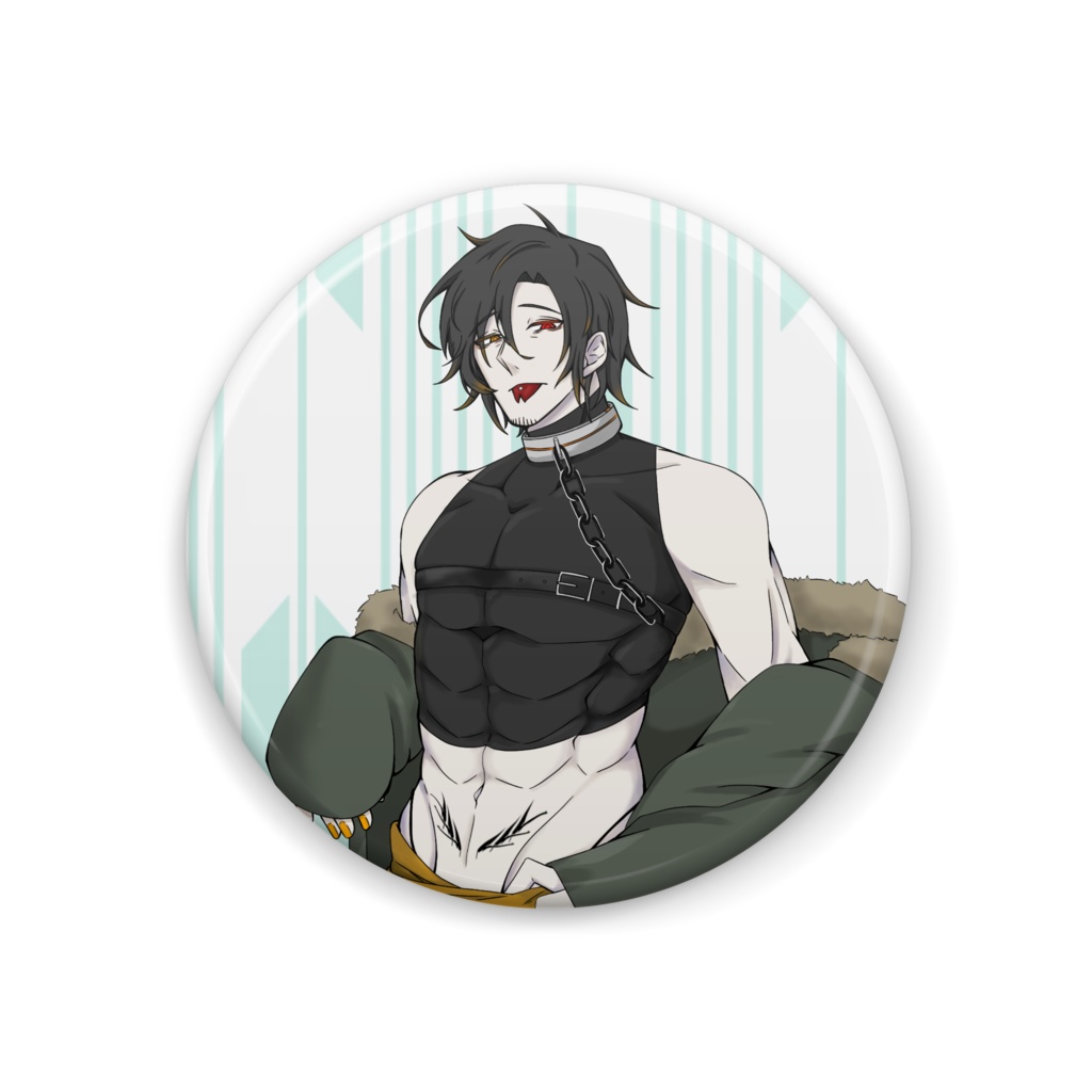 【渦波 漫】缶バッジ