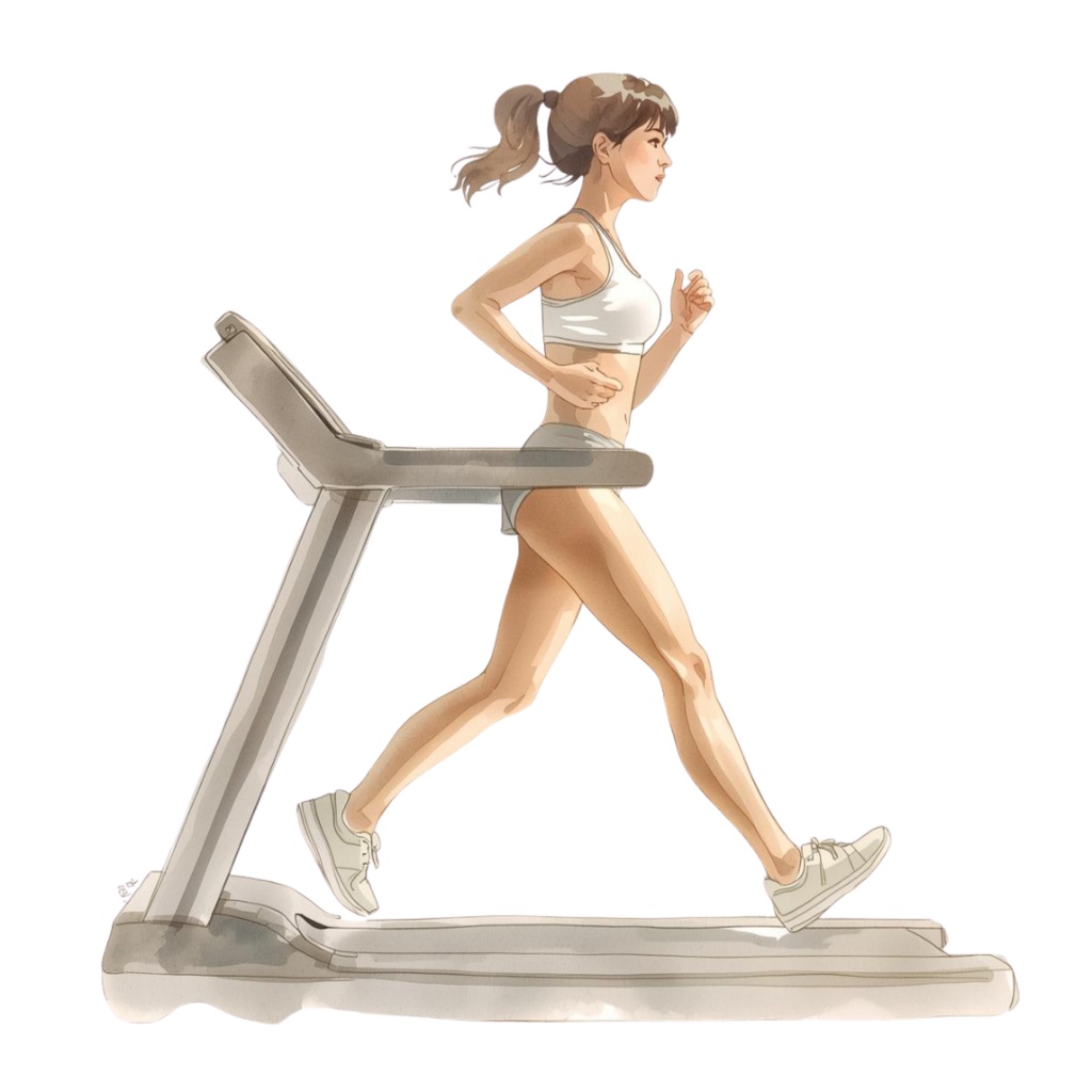 水彩フィットネスジムクリップアート9個セット|PNG形式