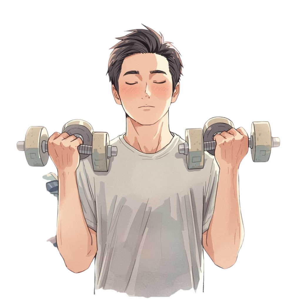 水彩フィットネスジムクリップアート9個セット|PNG形式