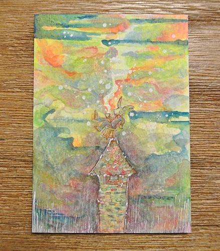 ミニ原画－空のお茶会