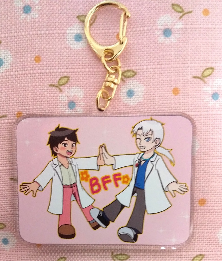 鬼勇&執事キーホルダー(ぶれいぶ&レン)