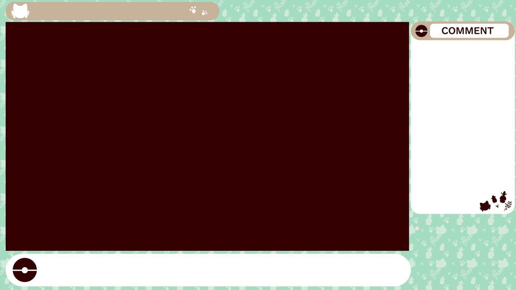 【無料あり】ポケットモンスター・くさポケモン風配信画面