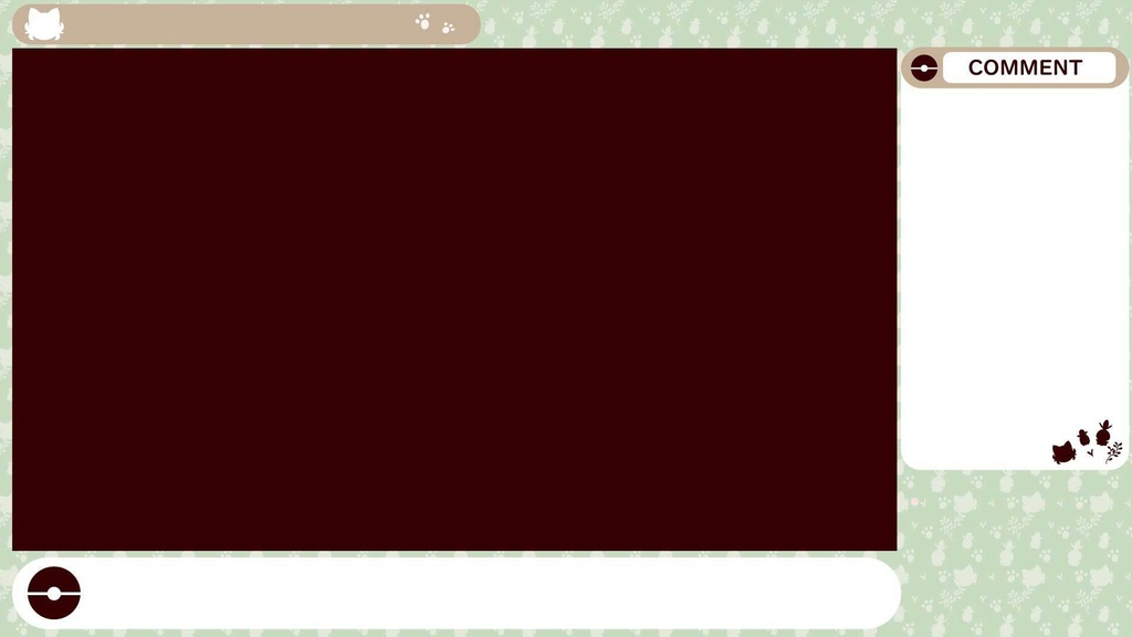 【無料あり】ポケットモンスター・くさポケモン風配信画面