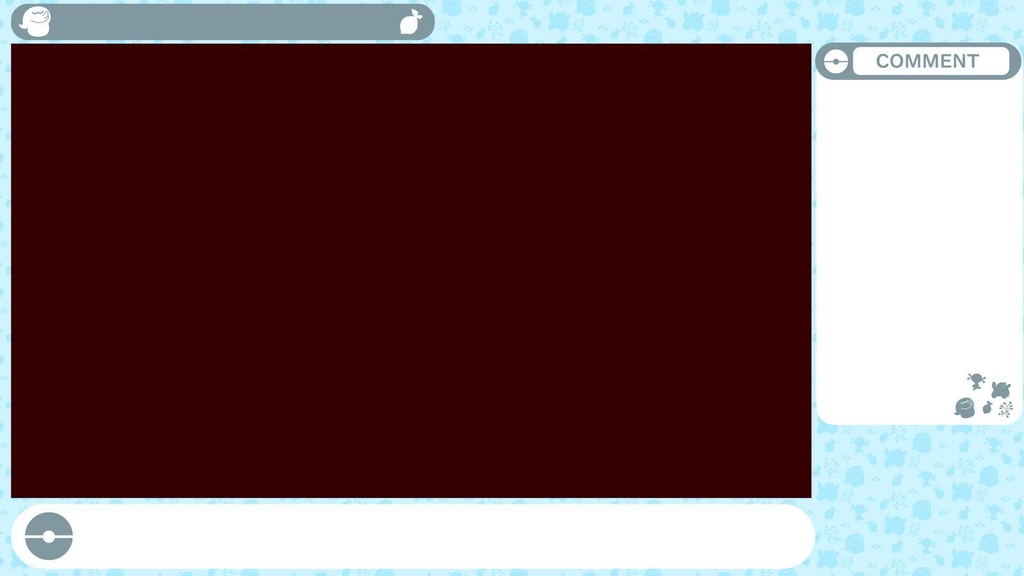【無料あり】ポケットモンスター・みずポケモン風配信画面