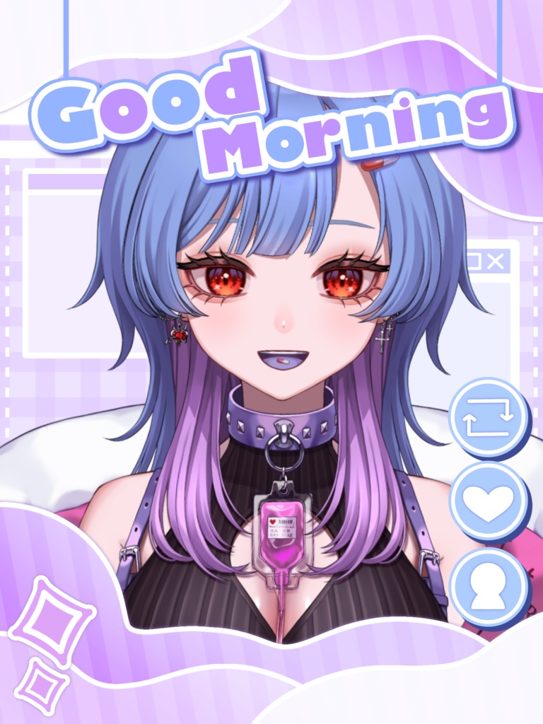🌈おはようVTuberフレーム💊