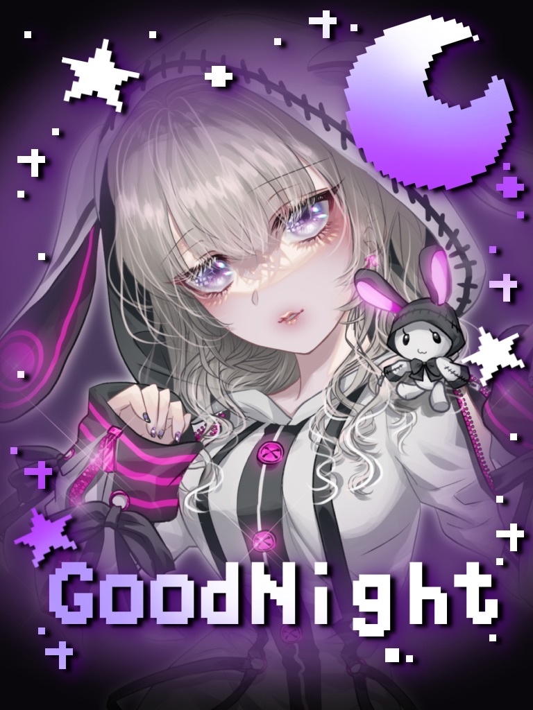 おやすみVtuberフレーム素材vol.5