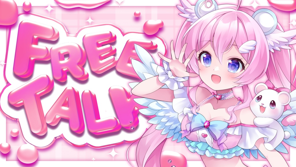 Vtuberサムネイル素材 vol.1