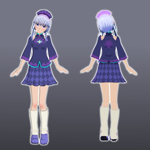 【VRChat対応】オリジナル3Dモデル「アルシー/ALCY」