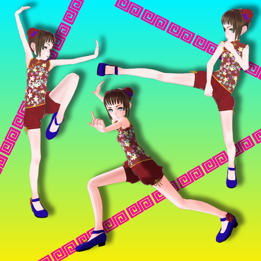 ★無料配布中!★中華娘 凛風(リンファ)★Vケット3限定