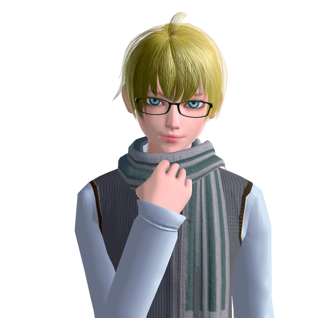 ドール風美少年「レオン/Leon」オリジナル3Dモデル
