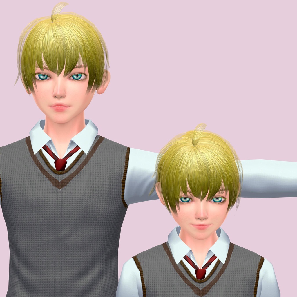 ★子供版★「レオン/Leon」オリジナル3Dモデル