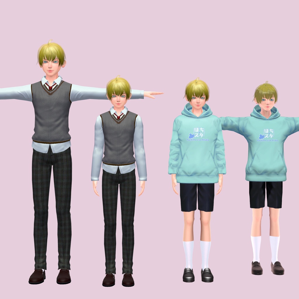 ★子供版★「レオン/Leon」オリジナル3Dモデル