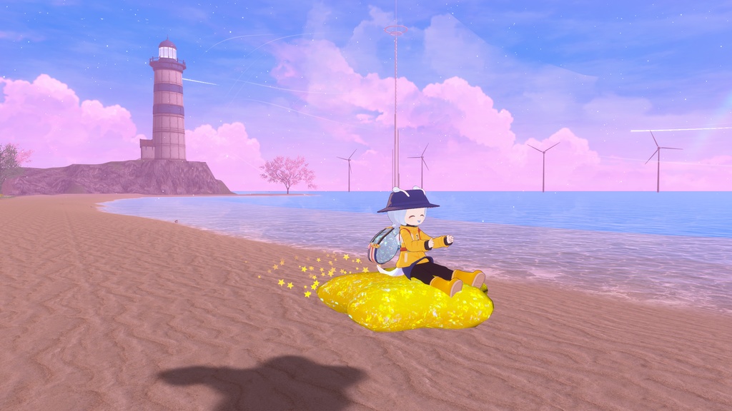 【新発売】いつでも座れる!フライング・クッション【ModlarAvatar対応】