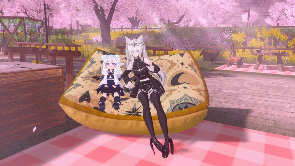 【新発売】いつでも座れる!フライング・クッション【ModlarAvatar対応】