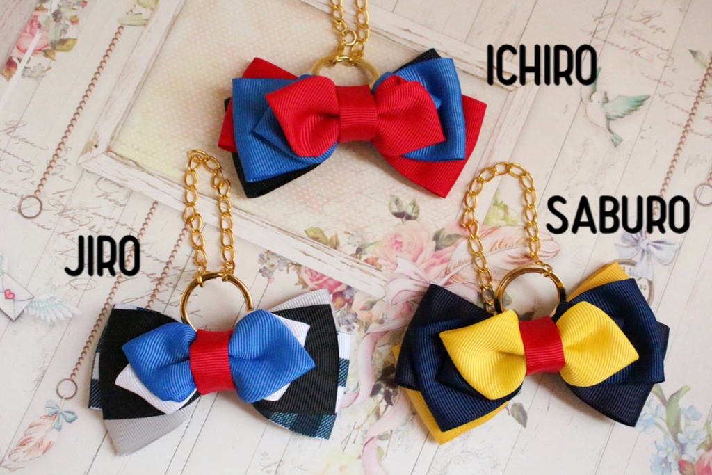 ヒプノシスマイクBuster Bros!!!山田一郎イメージリボンバッグチャーム