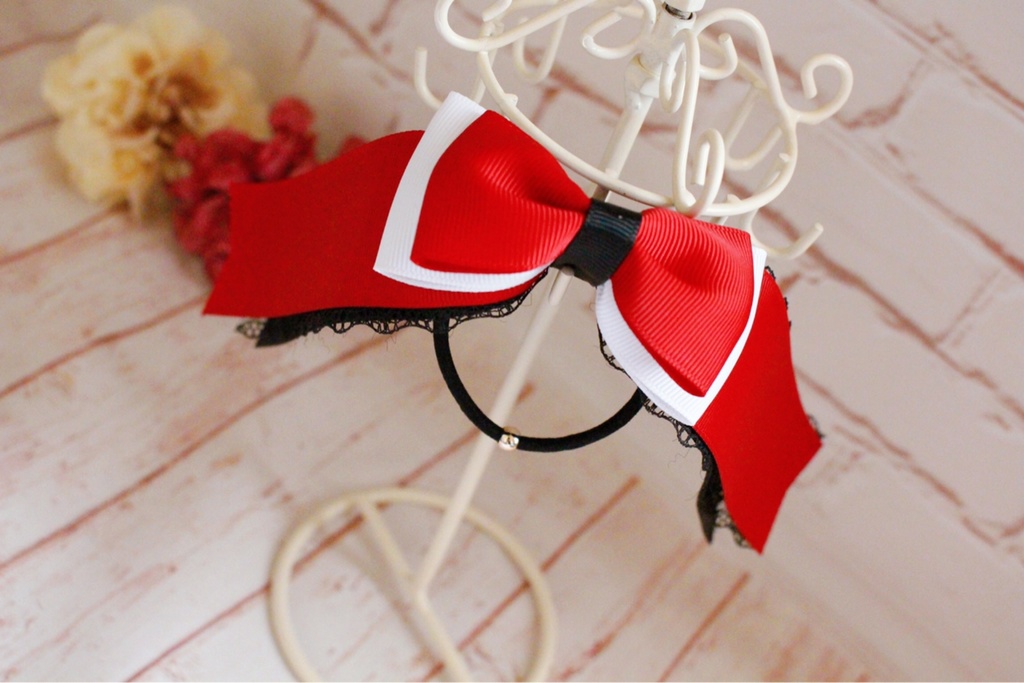 ツイステッドワンダーランド各寮イメージリボンポニーオーヘアゴム