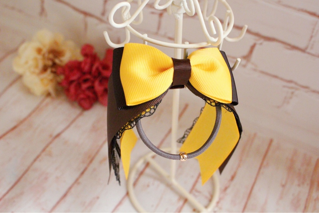 ツイステッドワンダーランド各寮イメージリボンポニーオーヘアゴム