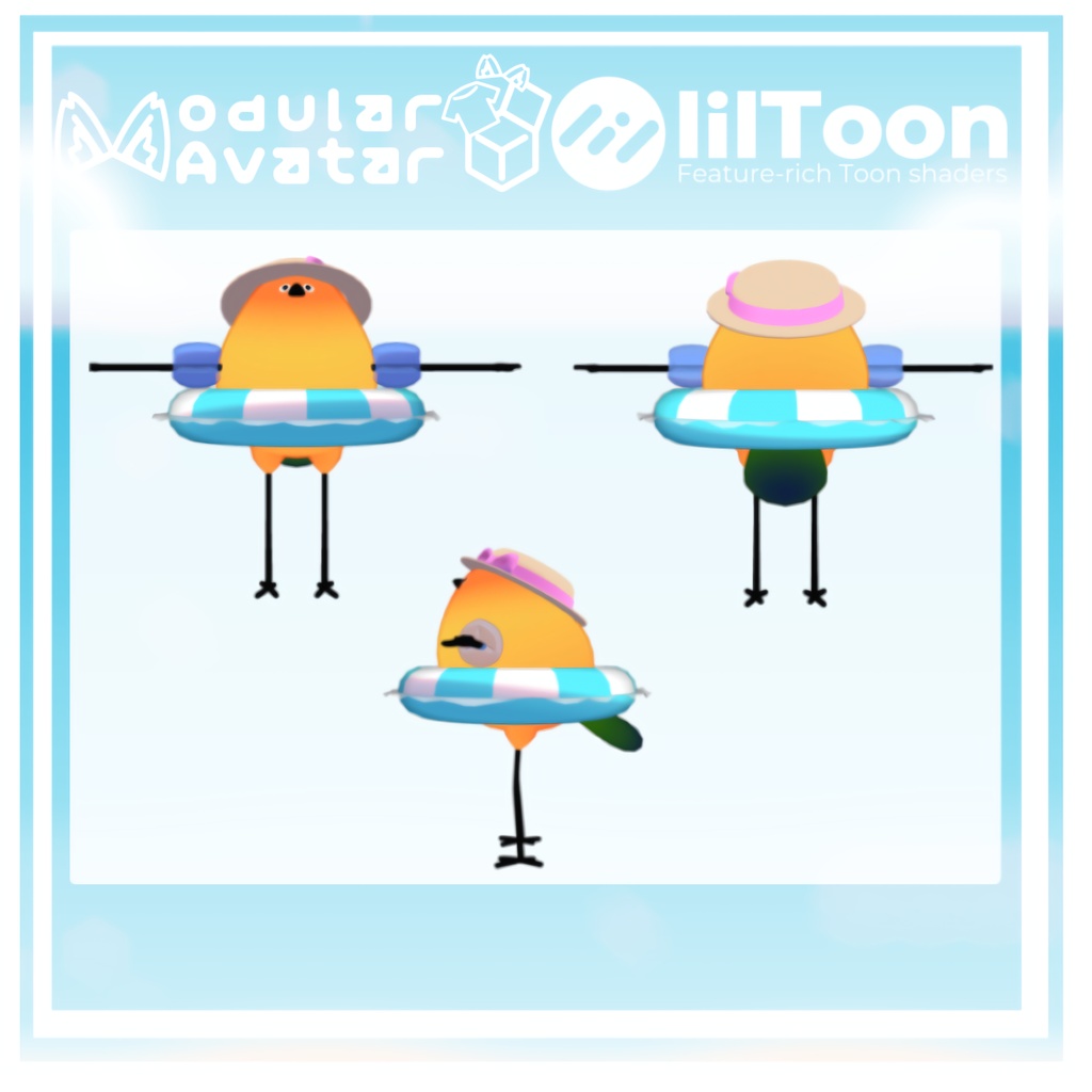 夏セット【ネコチヤン】【Bird/鳥】