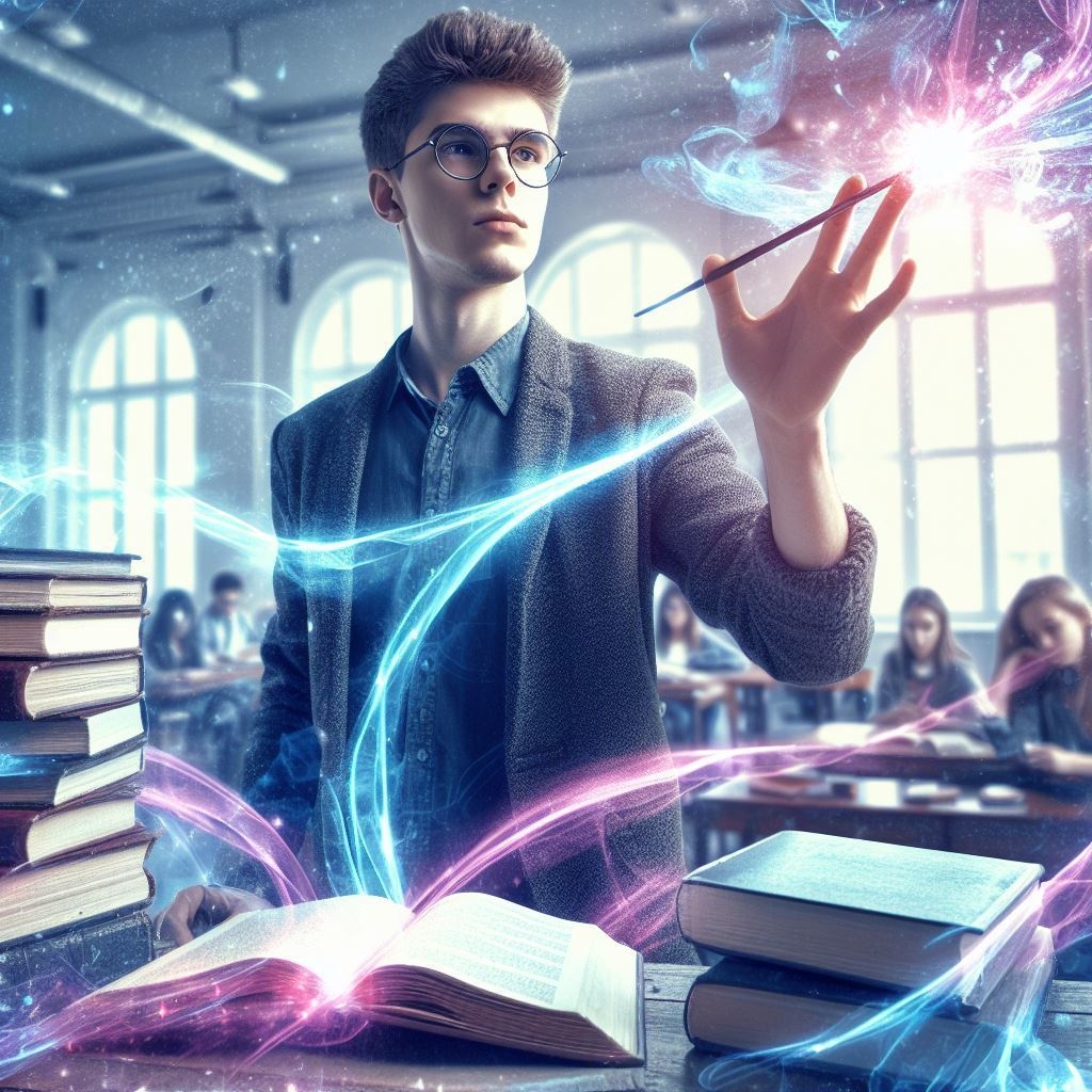 ハリー・ポッター風のAIイラスト