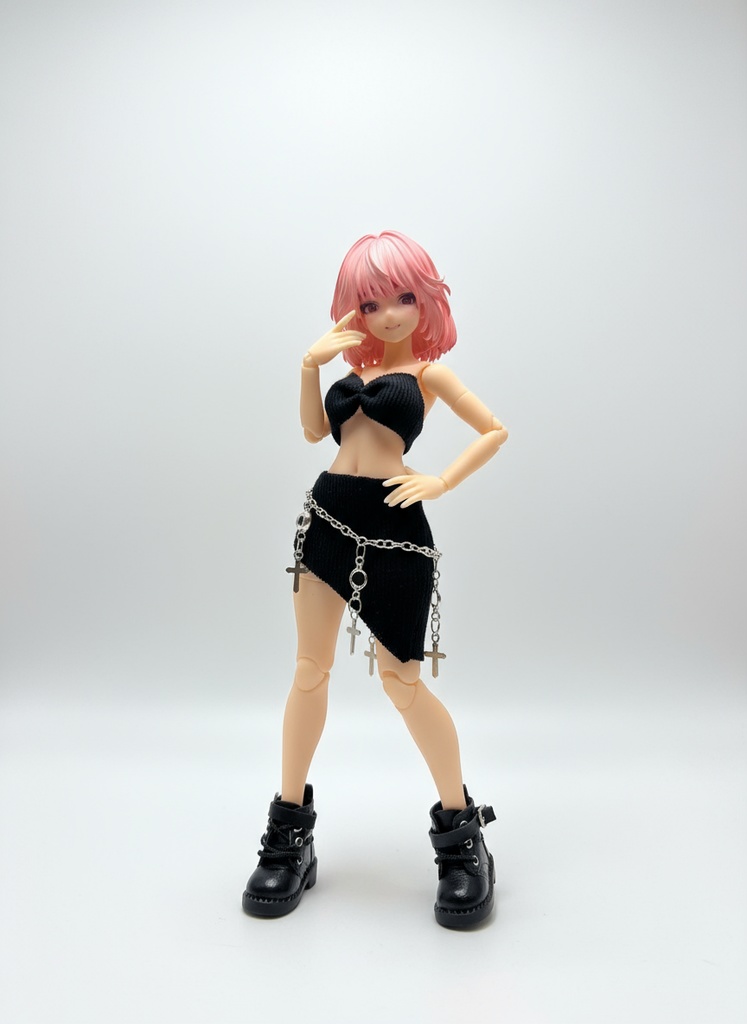 1/12 衣装 上下セット トップス スカート