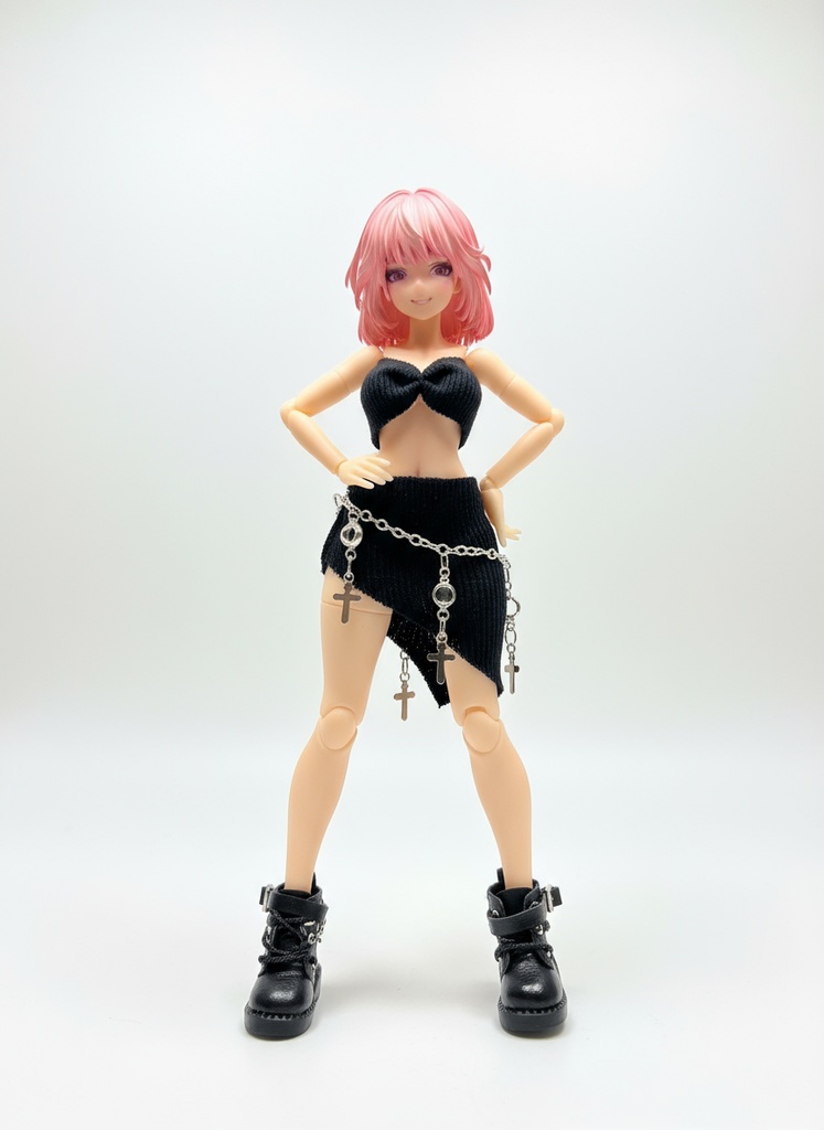 1/12 衣装 上下セット トップス スカート