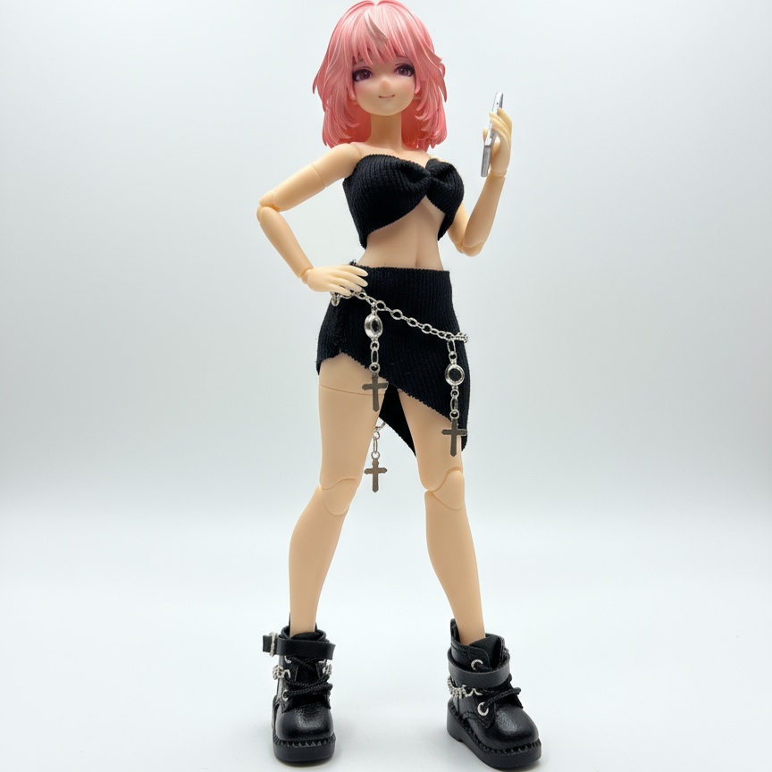 1/12 衣装 上下セット トップス スカート