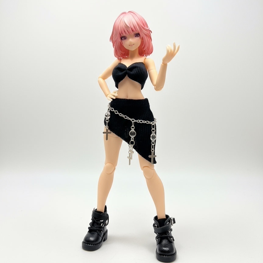 1/12 衣装 上下セット トップス スカート