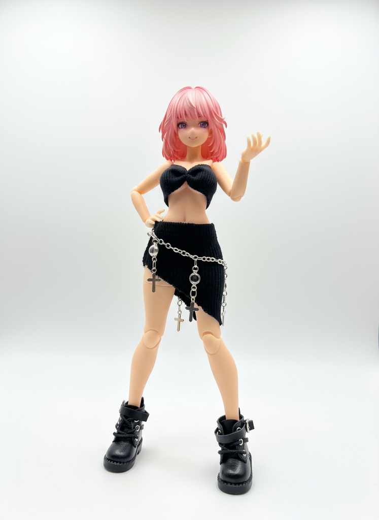 1/12 衣装 上下セット トップス スカート