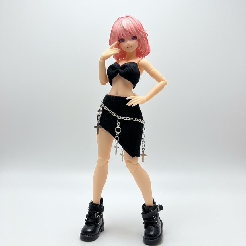 1/12 衣装 上下セット トップス スカート