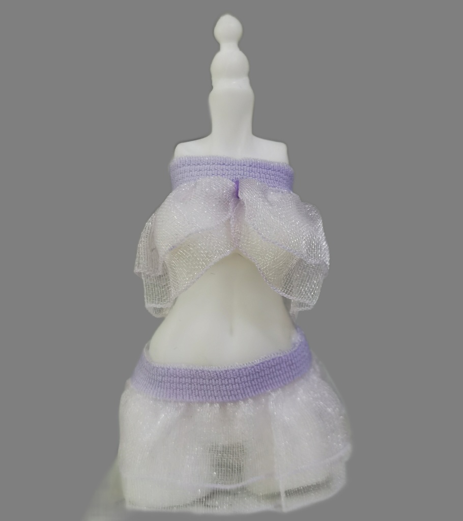 1/12 衣装 上下セット トップス スカート