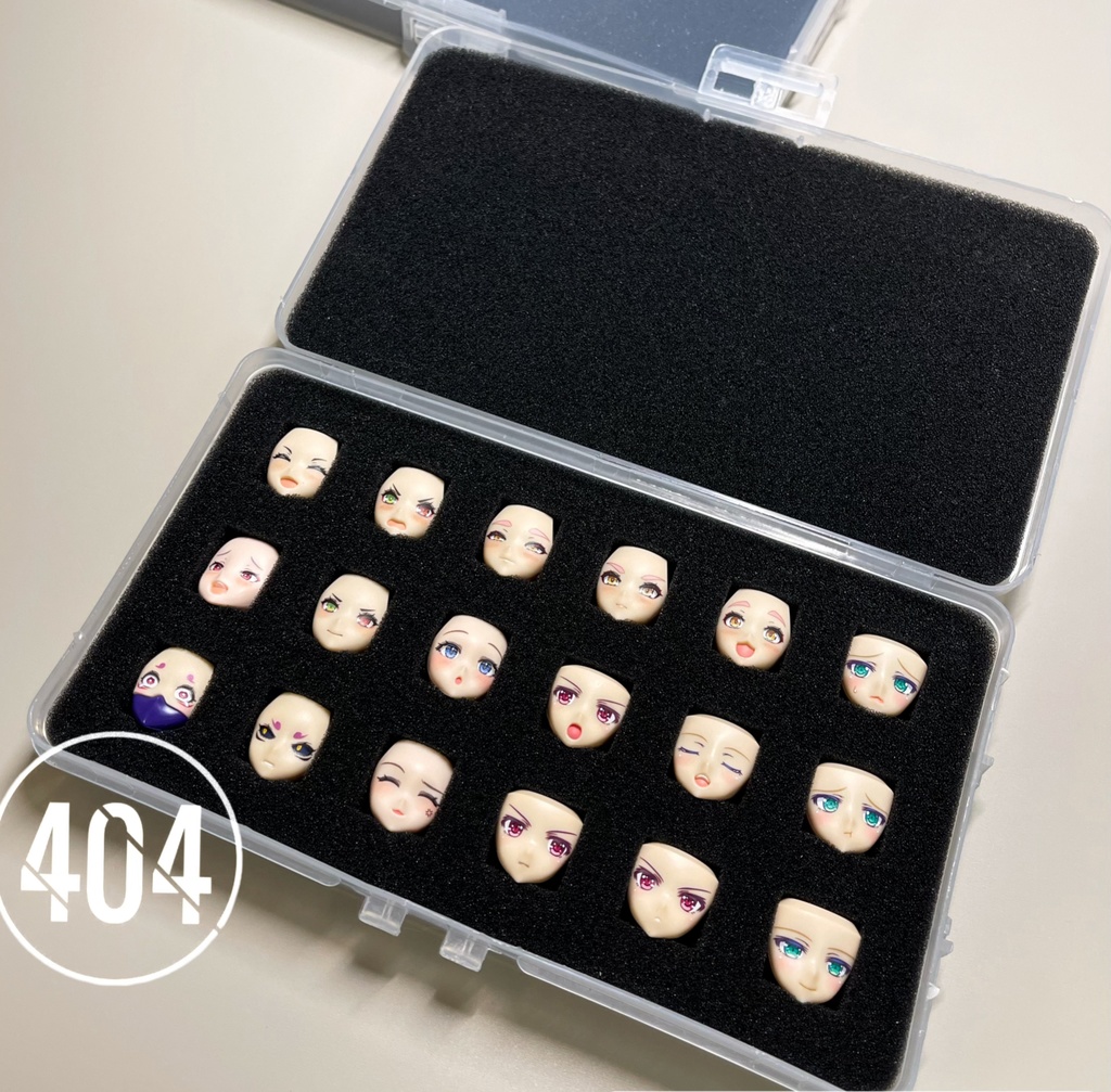 1/12　フェイスパーツ　収納ケース