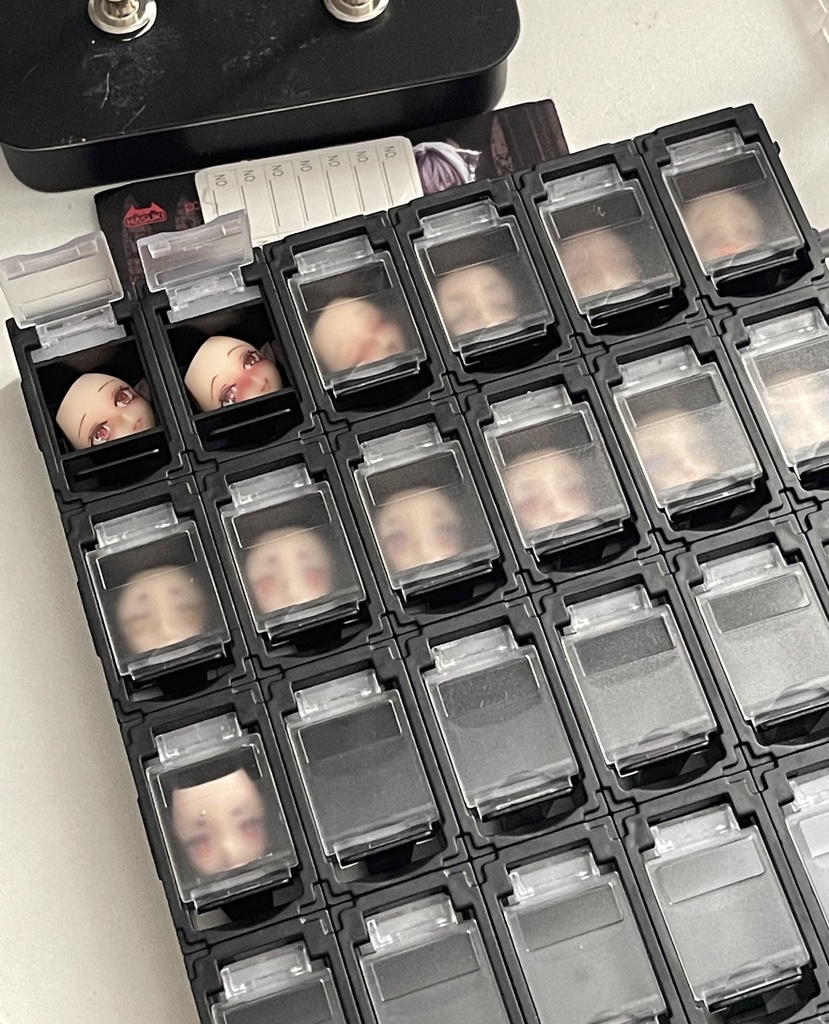 1/12　フェイスパーツ　収納ケース