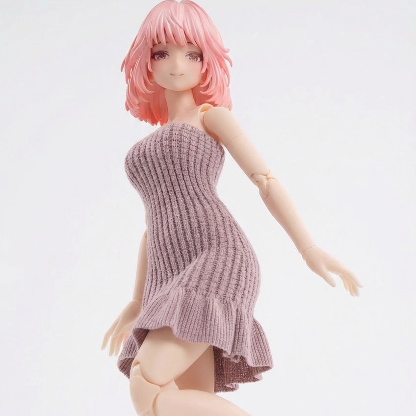 1/12 リブニット ワンピース アイリン スネイルシェル