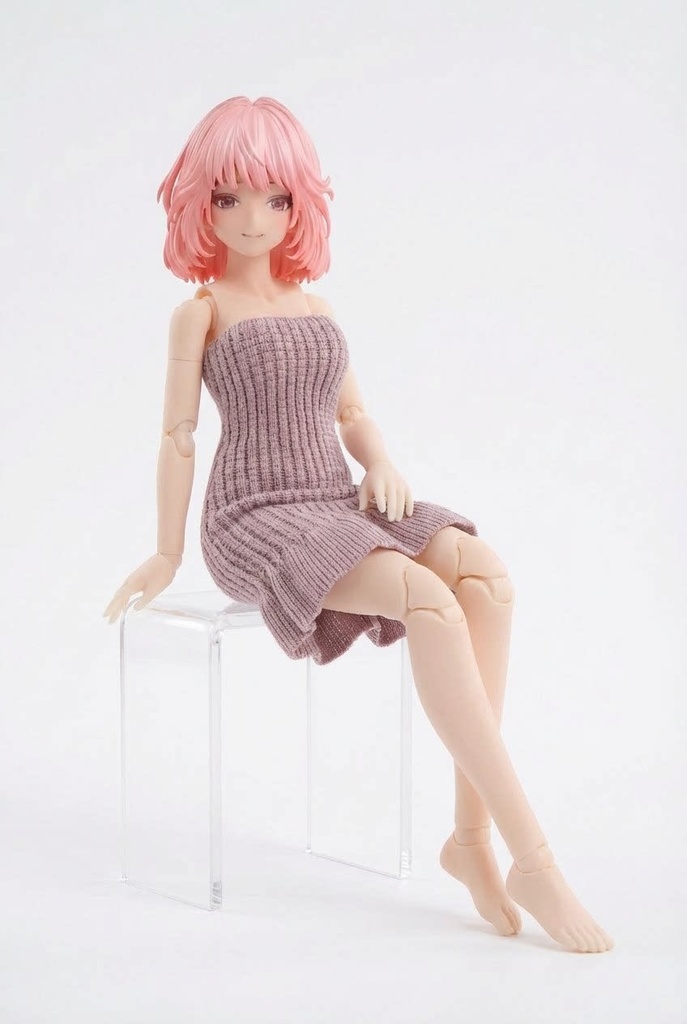 1/12 リブニット ワンピース アイリン スネイルシェル