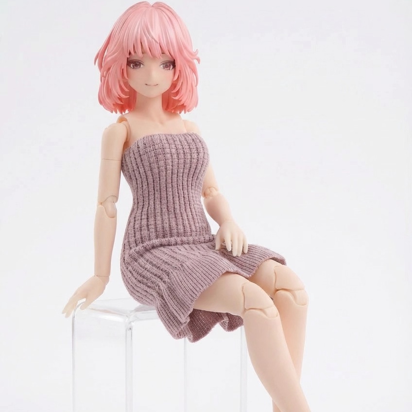1/12 リブニット ワンピース アイリン スネイルシェル