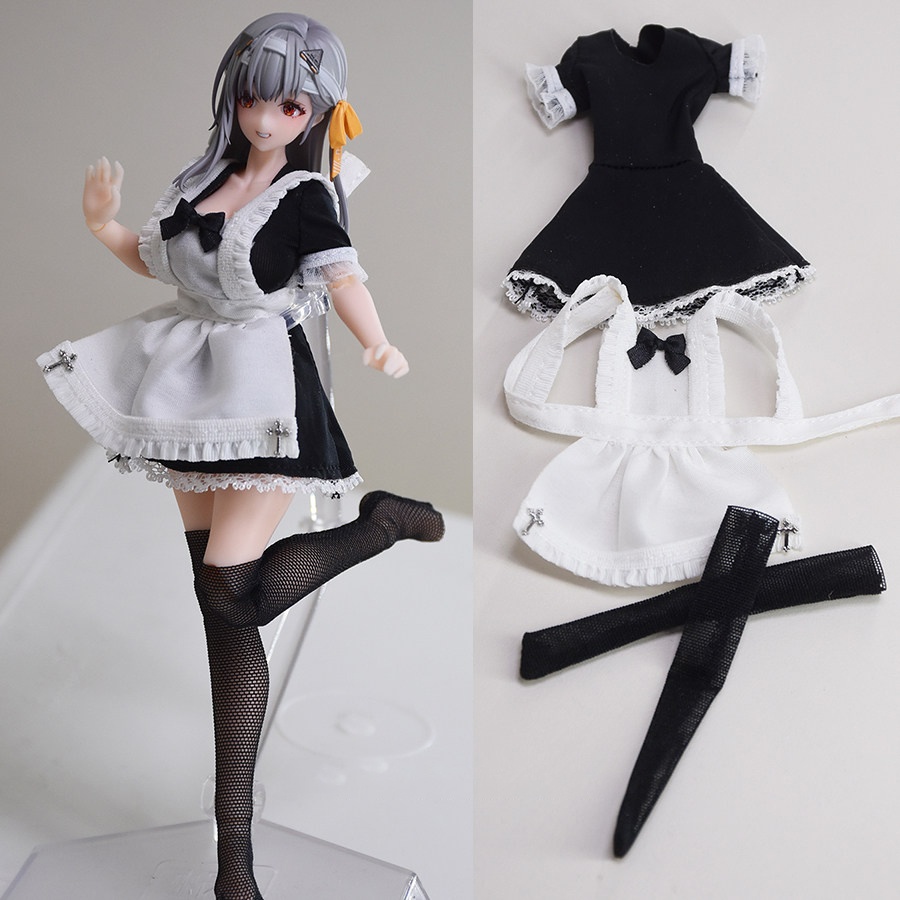 1/12ドール服　メイド服　3点セット　勝利の女神：NIKKE　蝸之殻　SNAIL SHELL　スネイルシェル