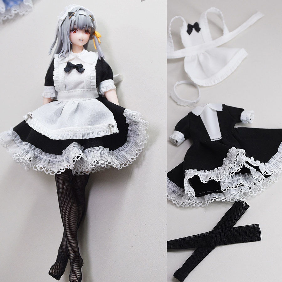 1/12ドール服　メイド服　3点セット　勝利の女神：NIKKE　蝸之殻　SNAIL SHELL　スネイルシェル