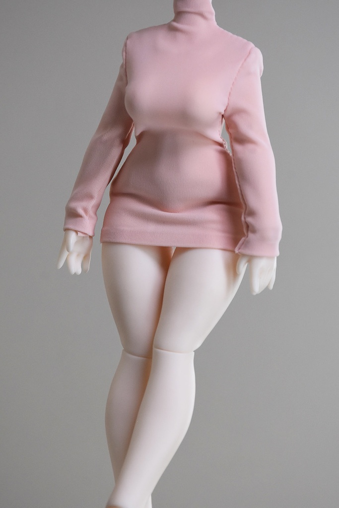 1/12 1/10 1/8 ハイネックタイトワンピース ボディコン