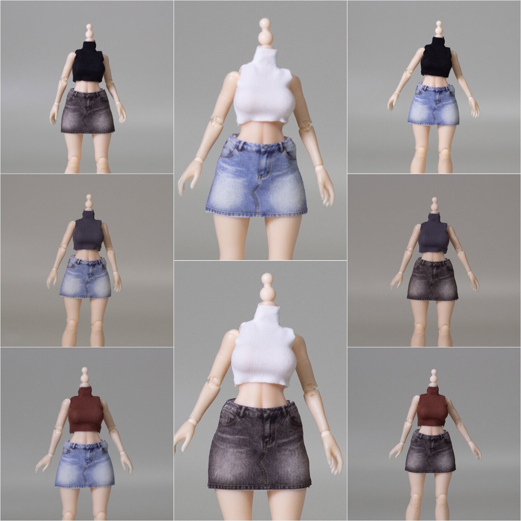 1/12　タンクトップ＋ショートスカート　上下セット