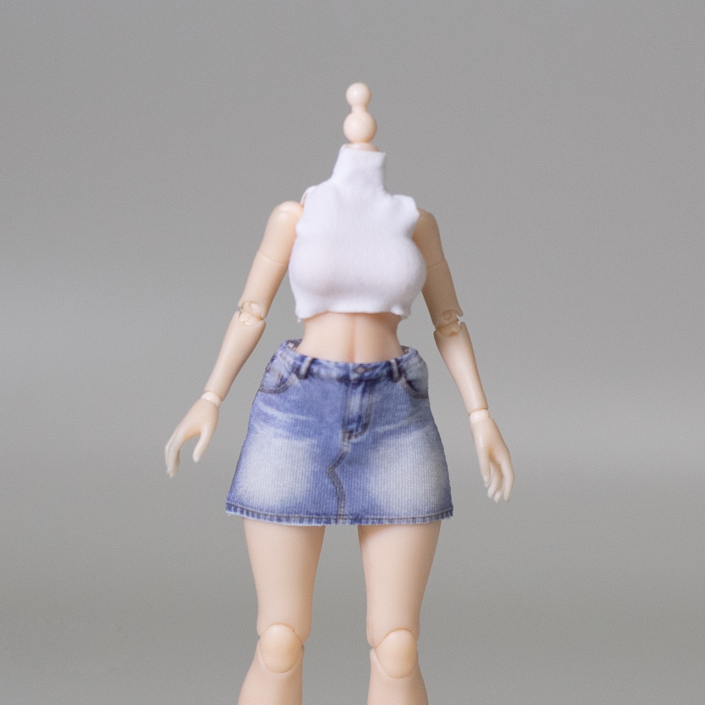 1/12 タンクトップ+ショートスカート 上下セット