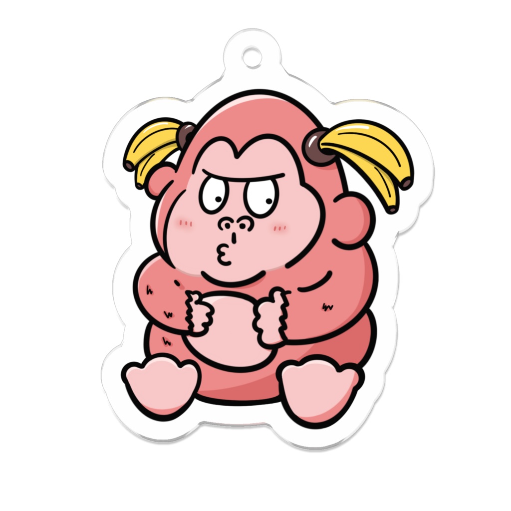 チョコバナナごりぺん アクリルキーホルダー