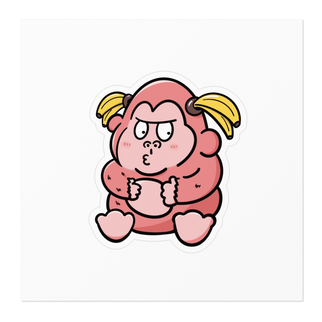 チョコバナナごりぺん ステッカー