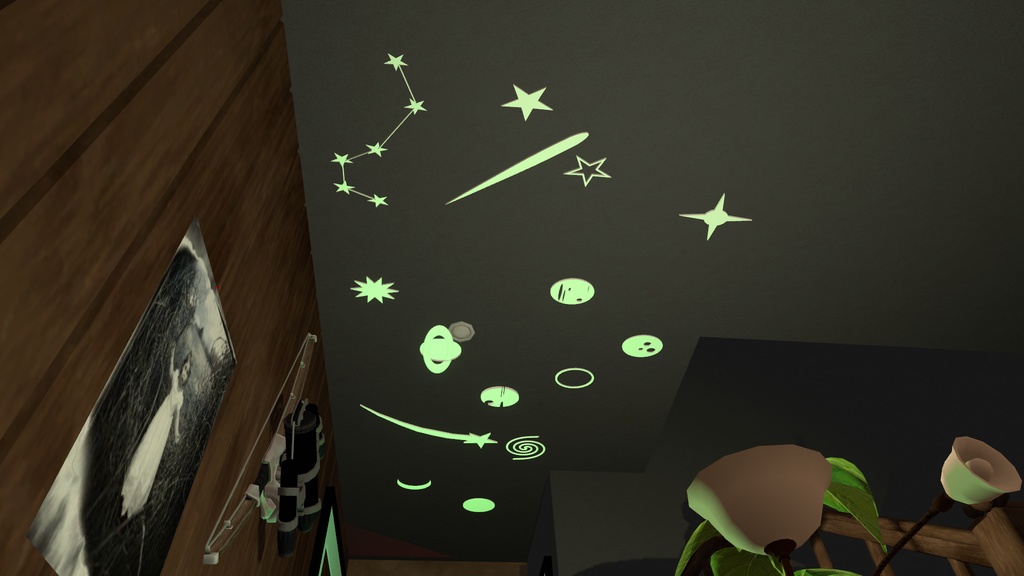 Glow in the dark Solar System