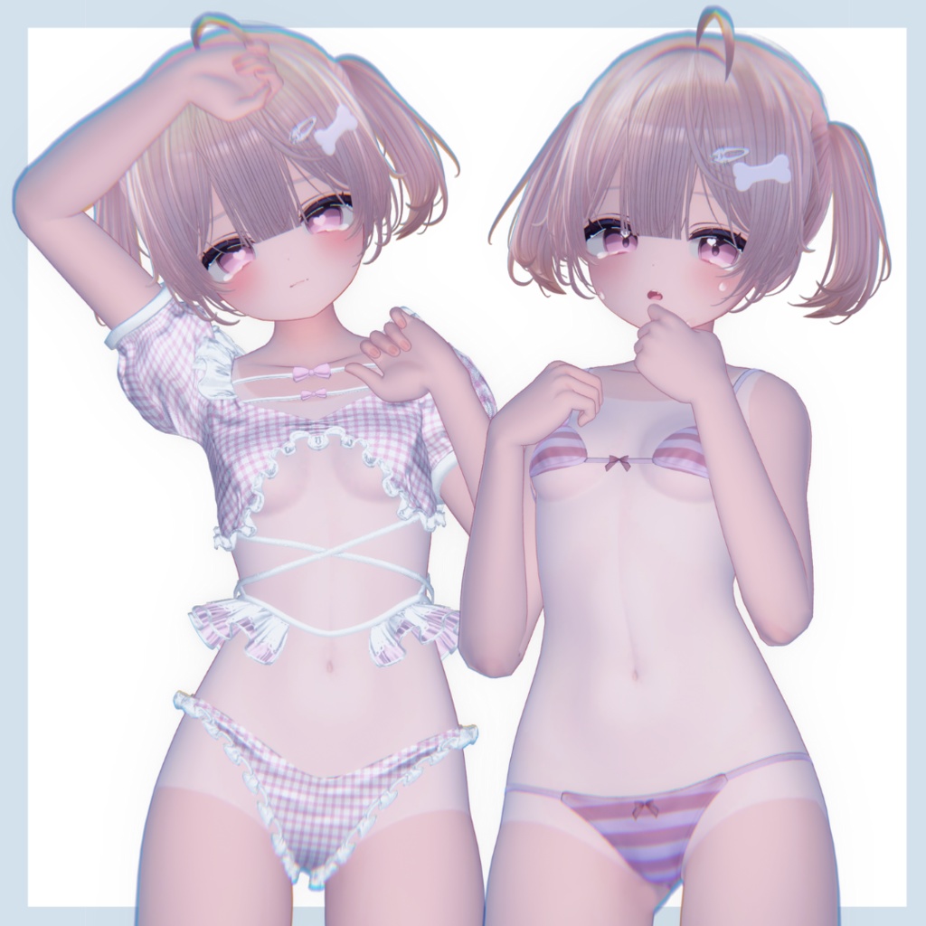【無料】シフォンちゃん専用スク水日焼けテクスチャ