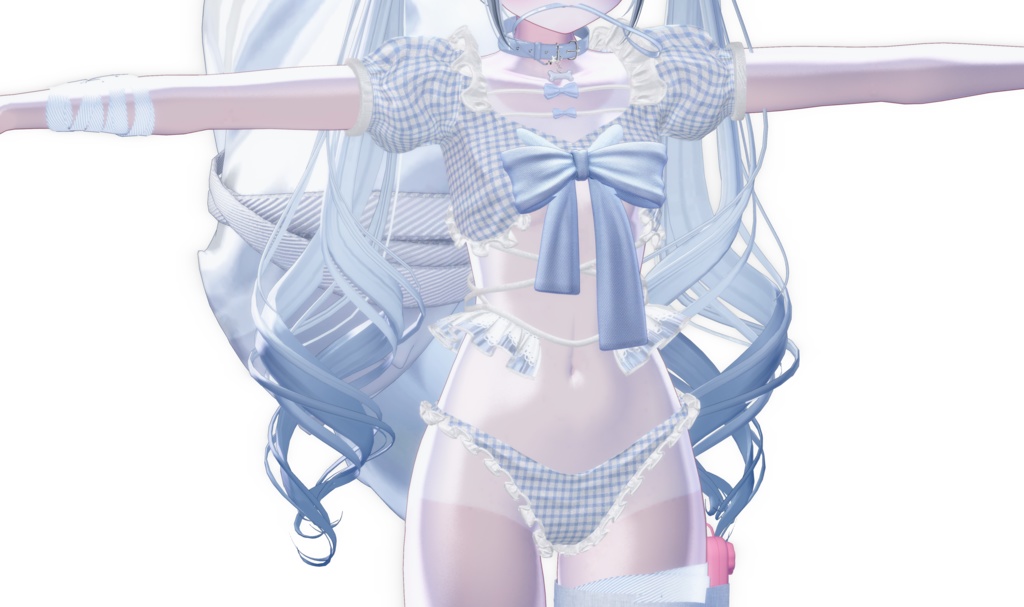 【無料】シフォンちゃん専用スク水日焼けテクスチャ