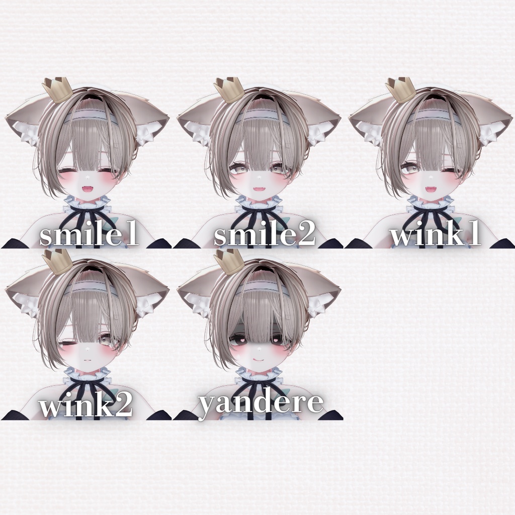 【Milfy/ミルフィ】表情アニメーション 全28種類+7種類