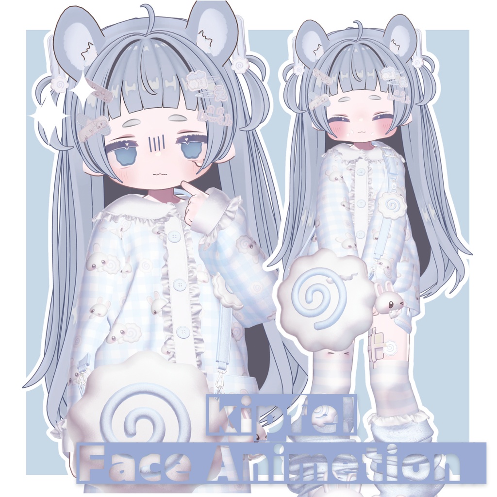 【kipfel/キプフェル】ぽやぽやハムちゃん表情セット face animation21+9!