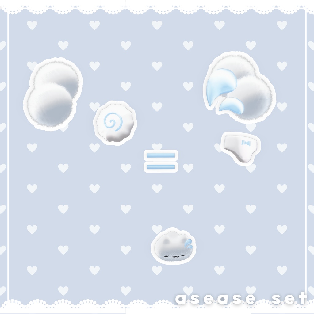 【SALE!!】ぷんぷん&あせあせ アクセサリーセット!