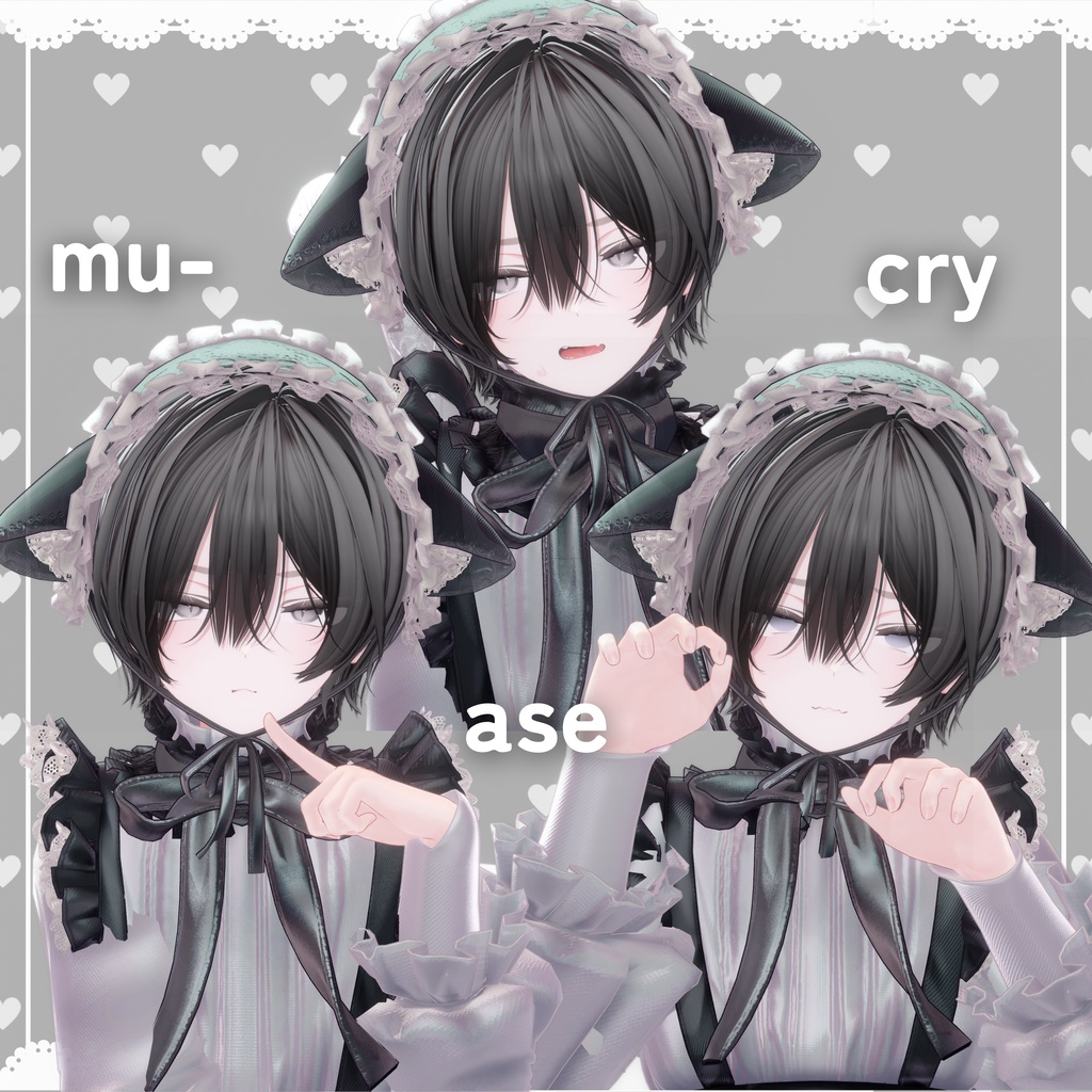 【Shinano専用】しなのくん化BlendShapes/表情アニメーションセット