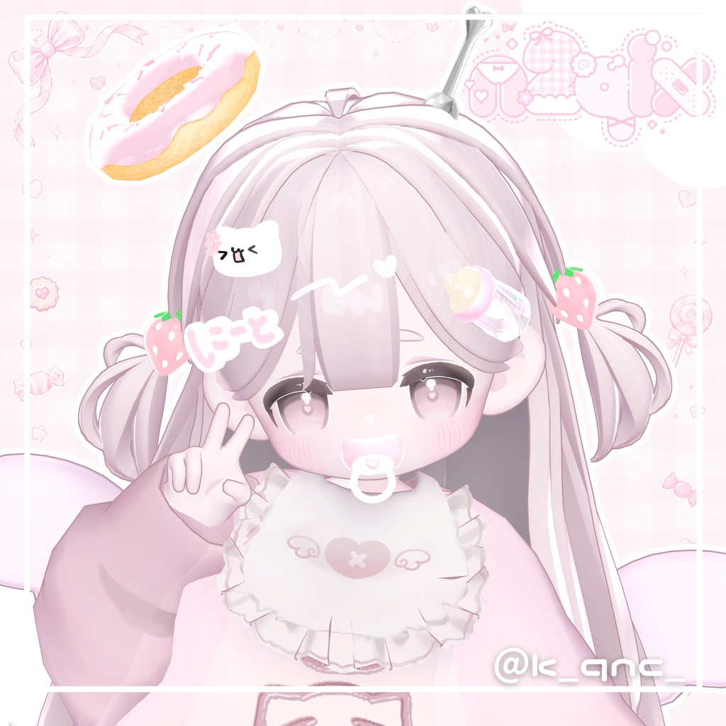 SALE 🍓 Eat Me! ヘアアクセサリー&おしゃぶりセット 🍩♡